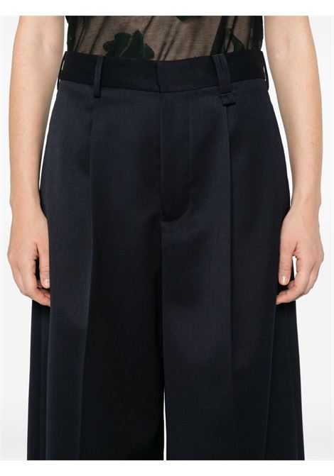 Pantaloni a gamba ampia in blu Simone Rocha - donna SIMONE ROCHA | 41180458NVY